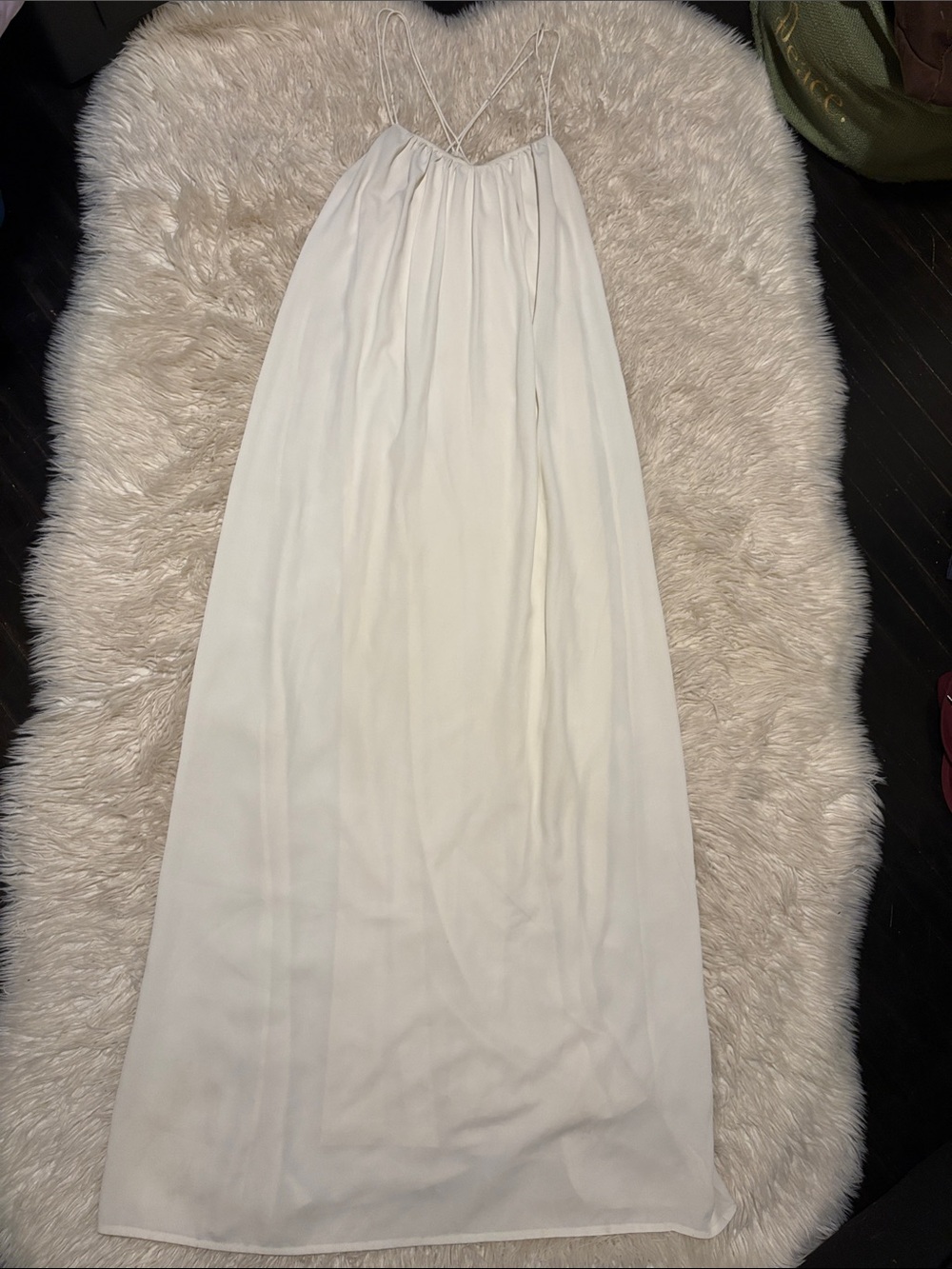 ASOS white Slip Maxi Dress with Spaghetti Straps